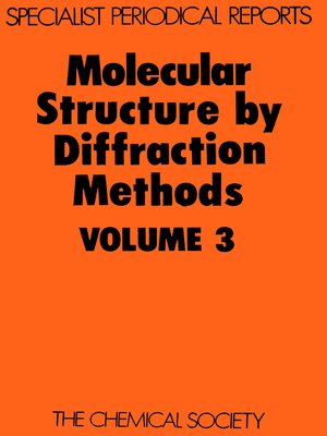 cover image of Molecular Structure by Diffraction Methods